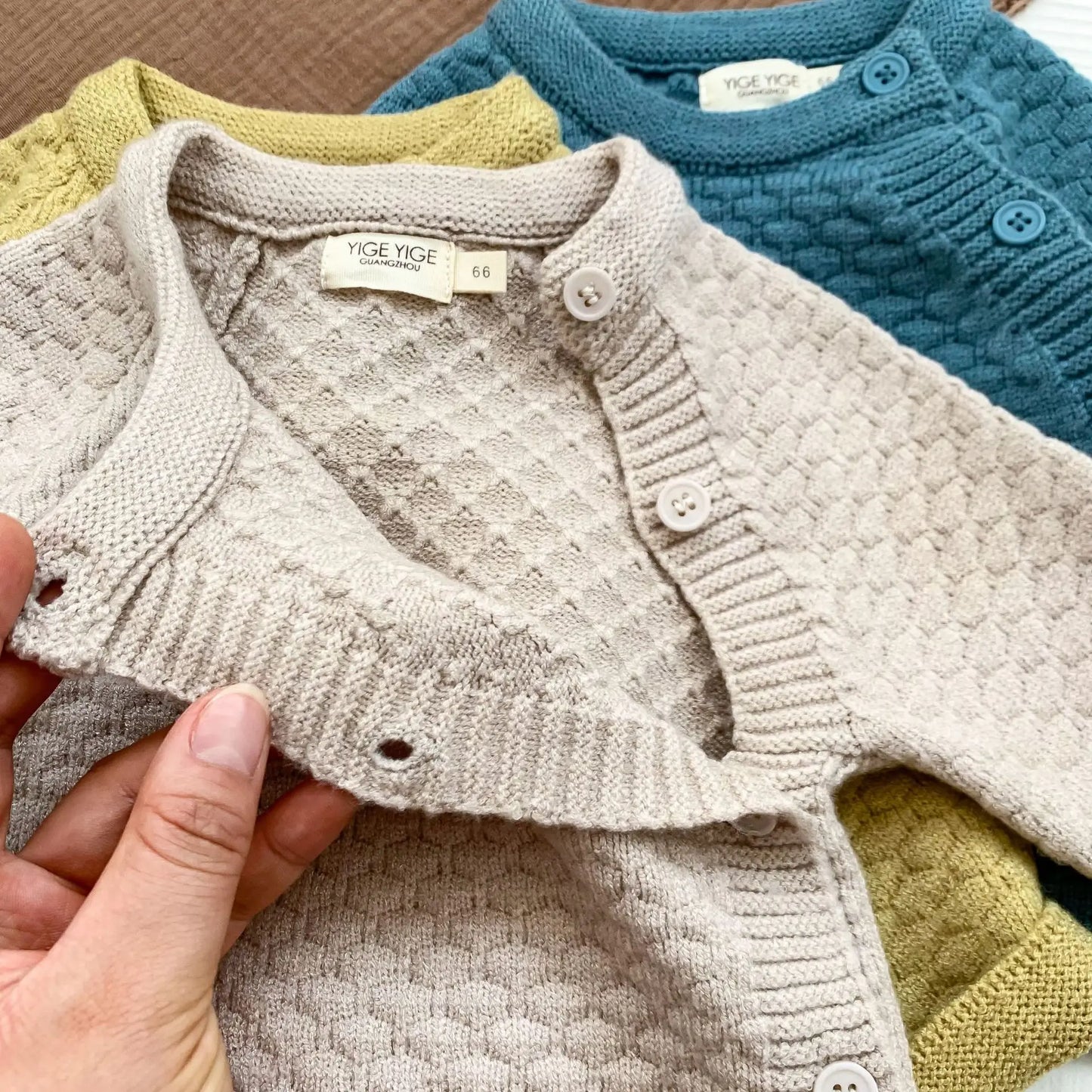 2Pcs Baby Boy Clothes Set Autumn Winter Soft Knit Cotton Baby Boy Sweater + Pants Kids Outfit Spring
